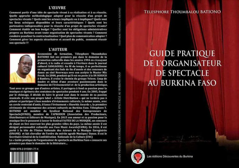 L’organisation de spectacles au Burkina Faso : Un livre pour encadrer le milieu