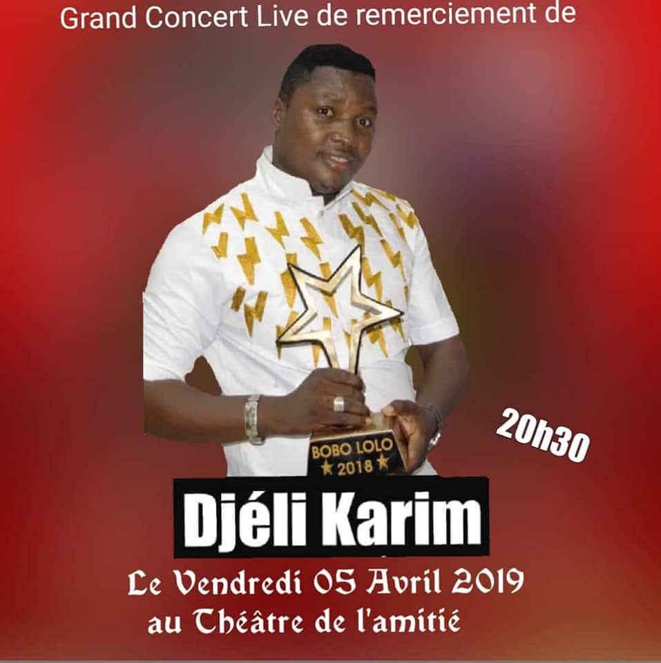  Djeli Karim n’attend plus que le public bobolais pour son concert de remerciement.