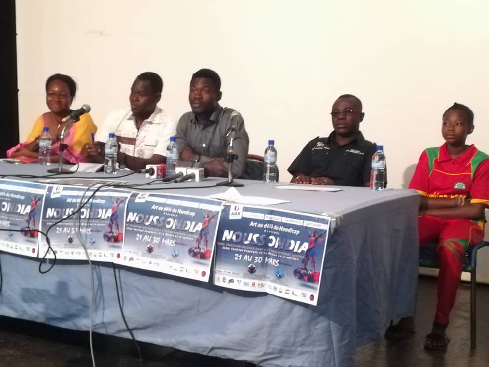 Conférence de presse de la deuxième édition de l’atelier de formation NOUSSONDIA qui se déroulera du 21 au 30 mars 2019.