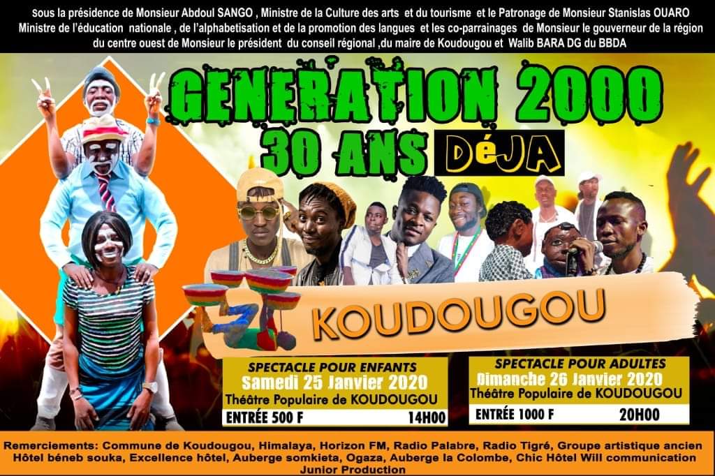  HUMOUR: Le groupe Génération 2000 fête les 30 ans à Koudougou
