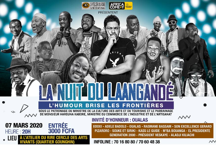  Nuit du Laangandé: L’Atelier du rire du cercle des arts vivants vous donne le 7 Mars