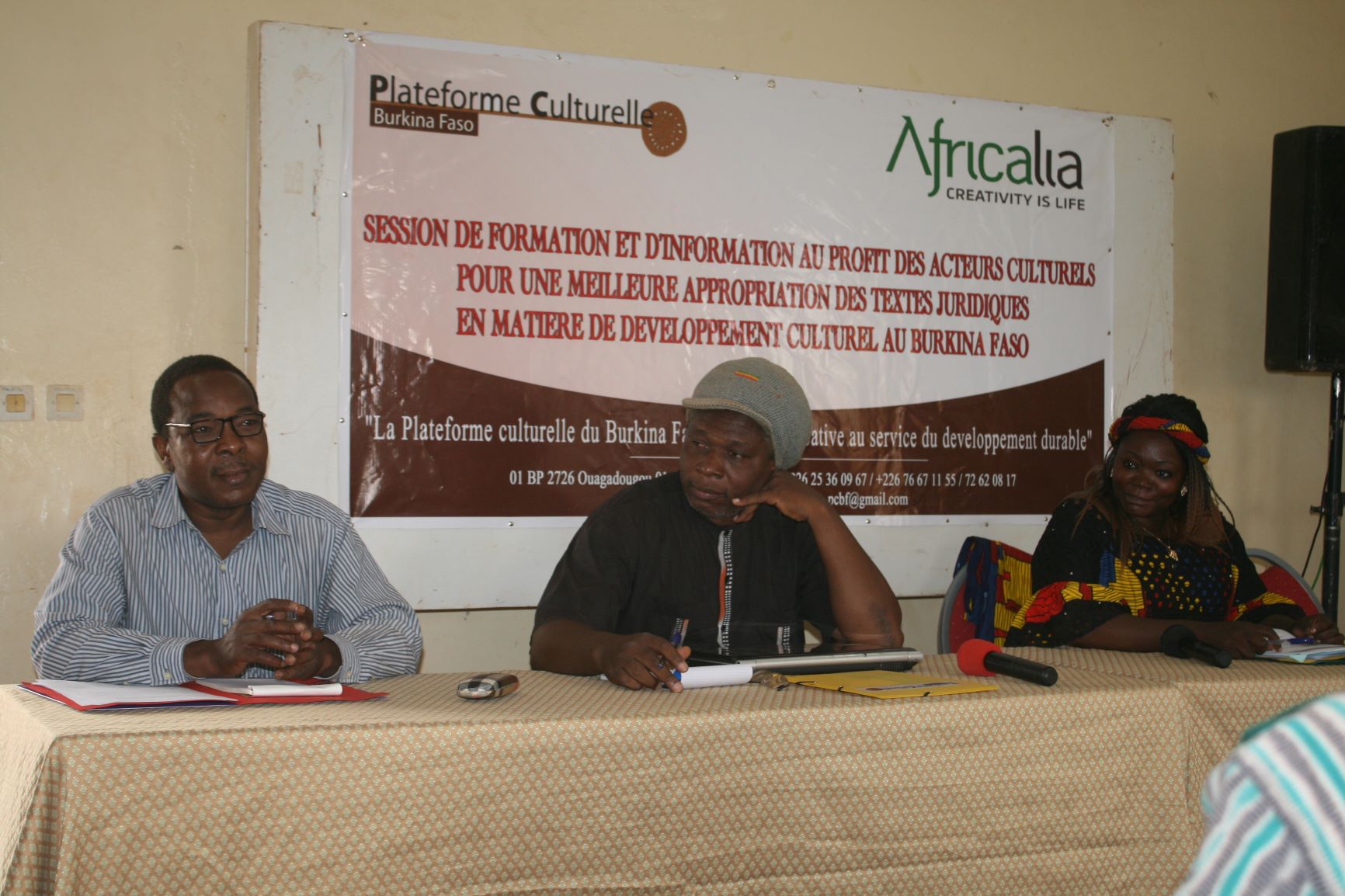  PLATEFORME CULTURELLE DU BURKINA FASO: Des acteurs culturels reçoivent une session d’information et de Formation