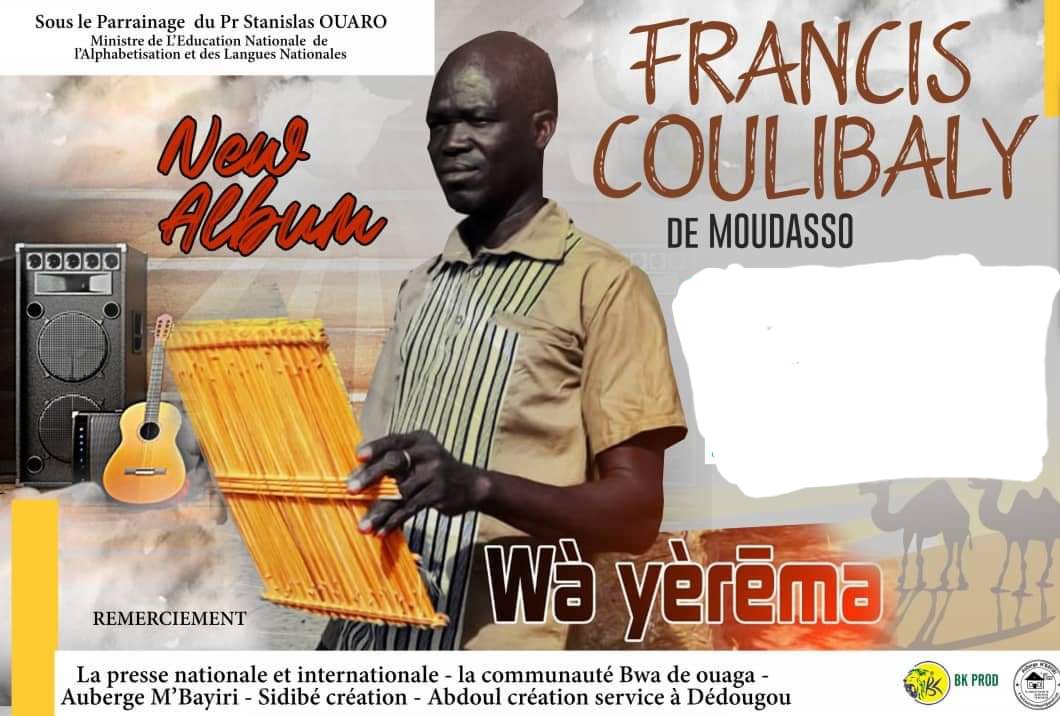  MUSIQUE: “Wa Yèrēma”, la tout nouvel opus de Francis Coulibaly de Moundasso