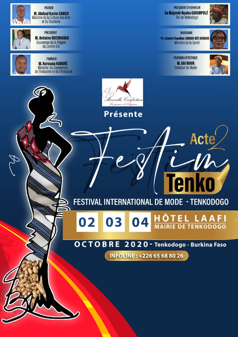  FESTIM/TENKO 2020: Le deuxième rendez-vous de la mode de Tenkodogo se tiendra les 2-3-4 octobre prochain