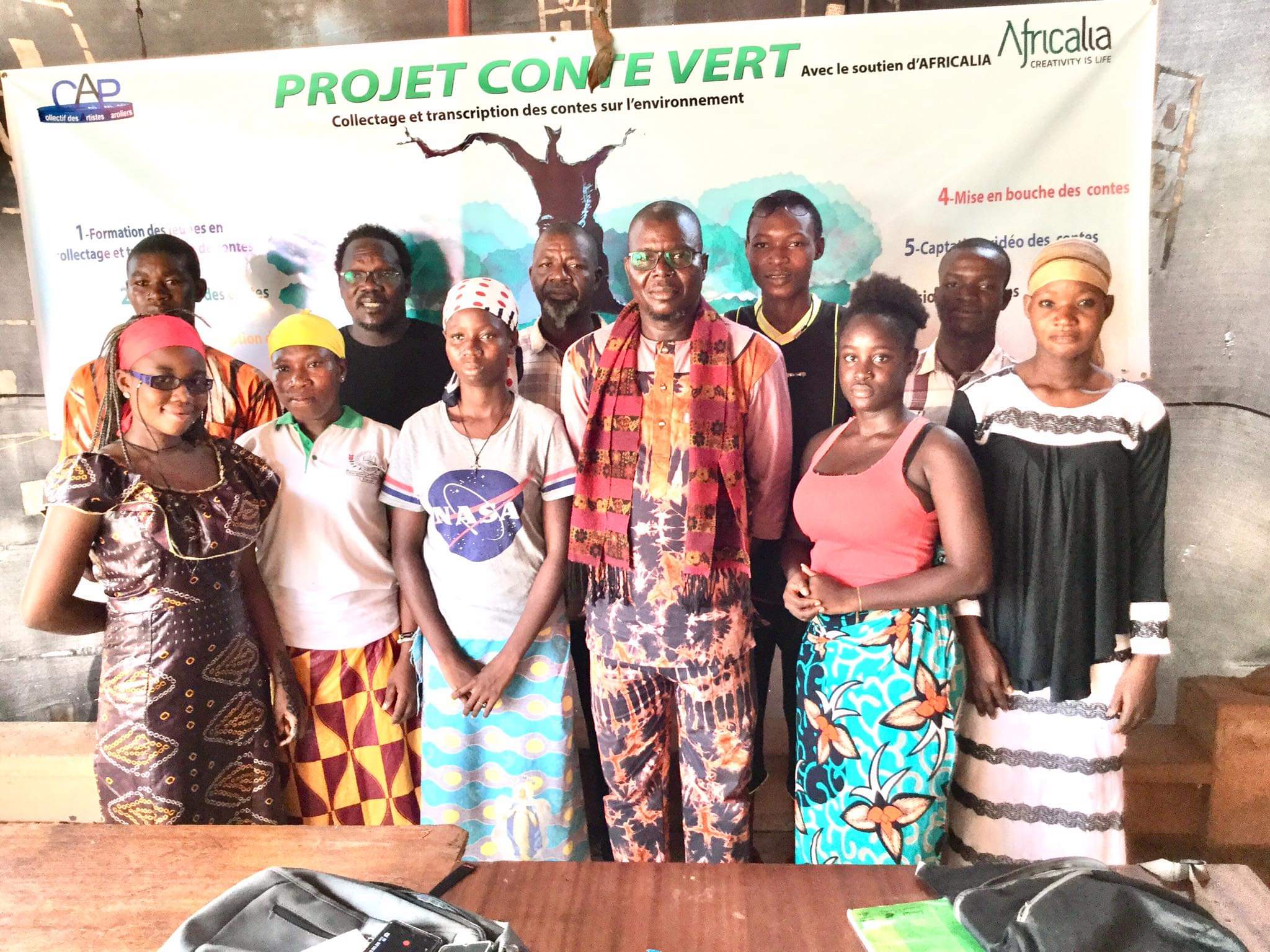  OUAHIGOUYA: Le Collectif des artistes paroliers (CAP) avec le soutien d’AFRICALIA, lance le «Projet Conte Vert»