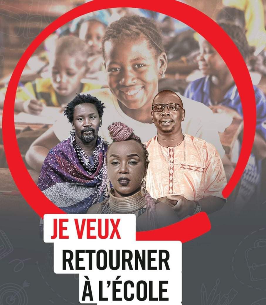 Éducation des enfants en zones de conflit: trois artistes du Burkina, Mali et Niger joignent leur voix pour interpeller les autorités