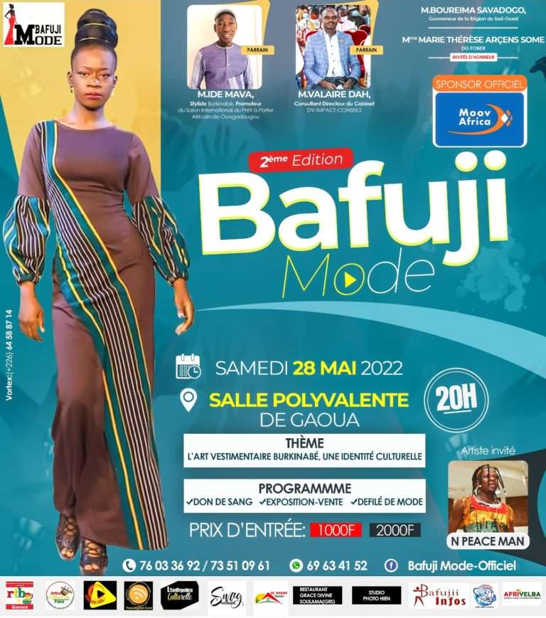 « Bafuji Mode » acte 2: c’est le 28 Mai prochain à la salle polyvalente de Gaoua