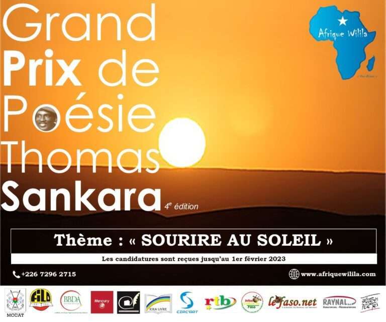 Grand Prix de Poésie Thomas Sankara: l’appel à candidature officiellement lancé