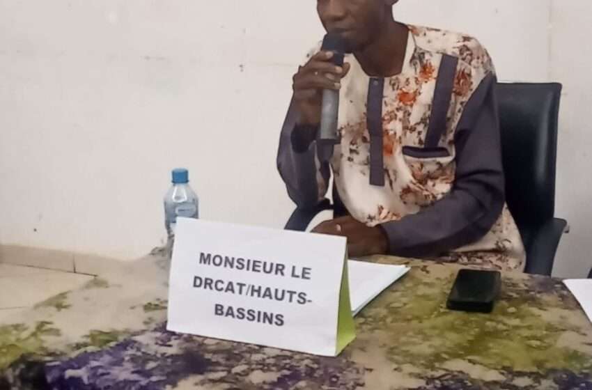  «Le bilan des actions menées au cours de l’année 2022 sur le terrain est assez satisfaisant», Siaka Sanou, DRCAT/Hauts-Bassins
