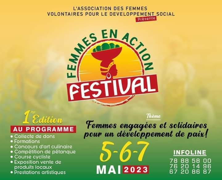 Festival Femme en Action: l’édition 2023 attendue du 5 au 7 mai prochain à Bassimyam
