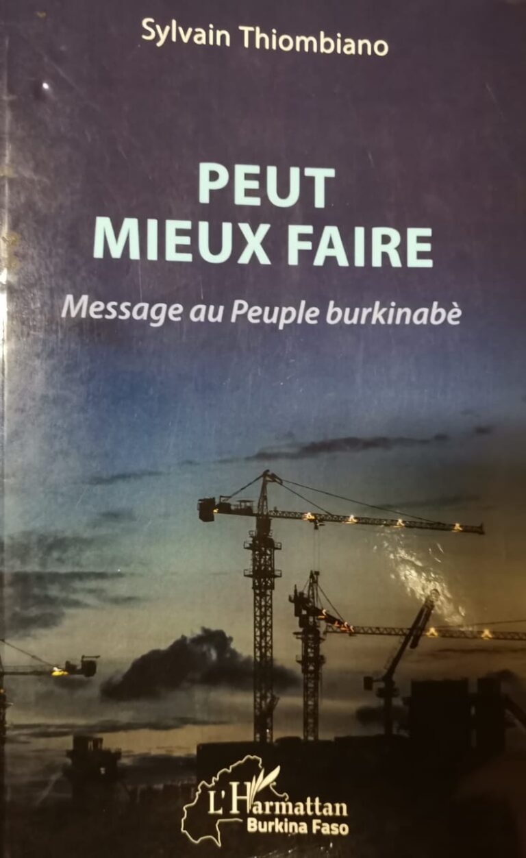 Littérature : Sylvain Thiombiano dédicace son œuvre « Peut mieux faire»